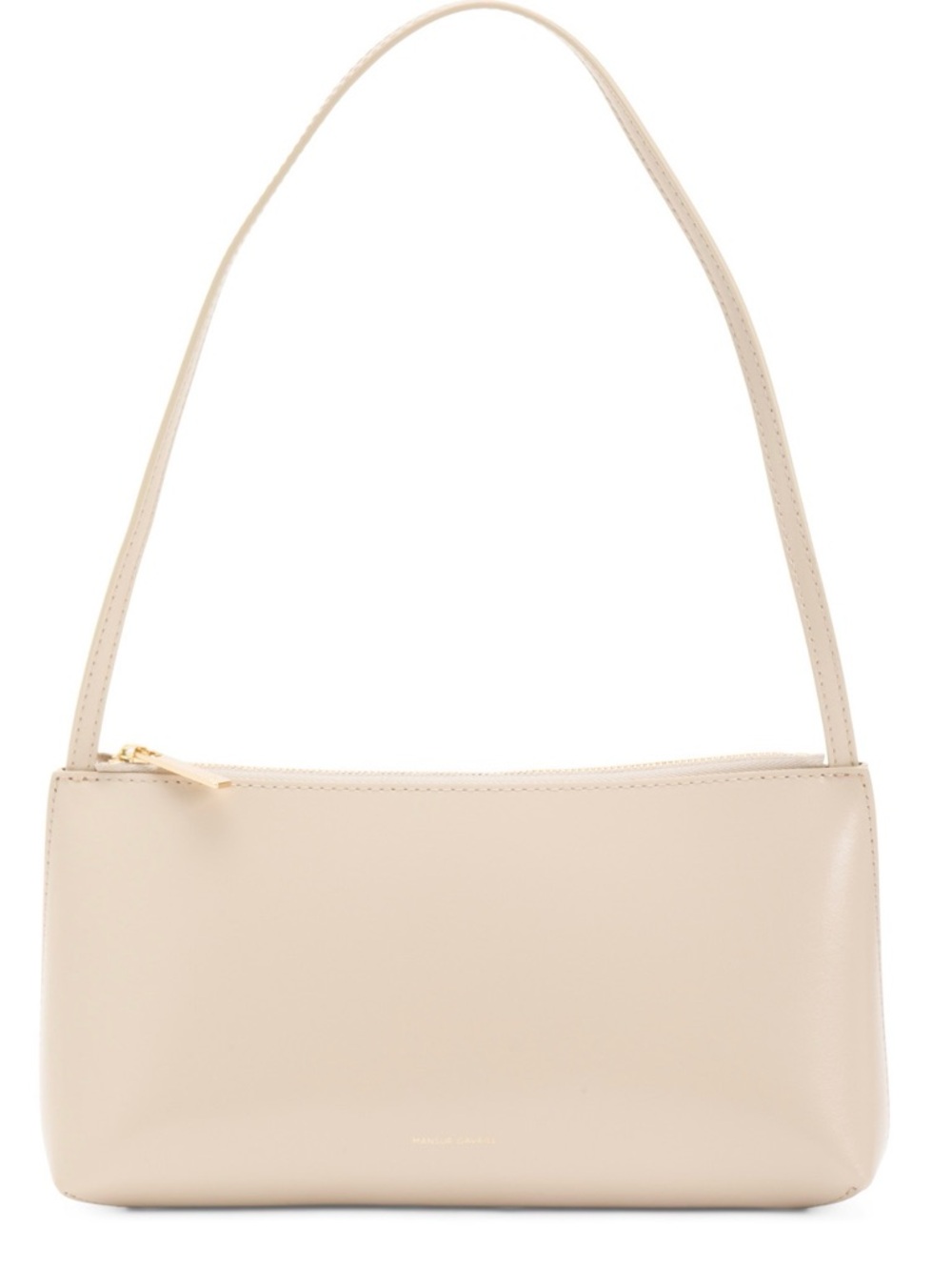 NWT! Mansur Gavriel Gaia Leather Shoulder Bag in light grey